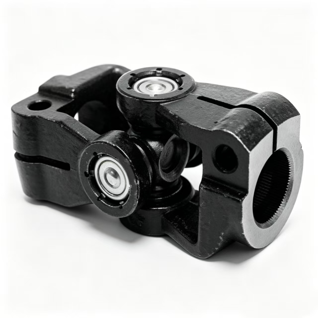 Universal joint cross and yokes